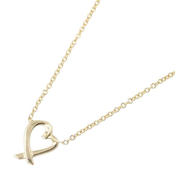 TIFFANY 18k Gold Heart Necklace